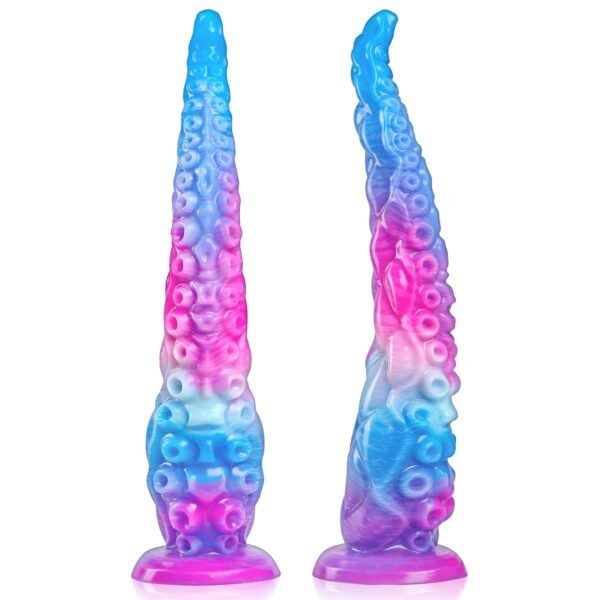 Fantasy Tentacle Dildo Sex Toy - 12.9 Inch Huge Dildo Adult Toy, Powerful Suction Cup Monster Dildo Toy for C U G Spot Stimulation, Silicone Horse Dildo Machine Men Women Couple Sex Toy