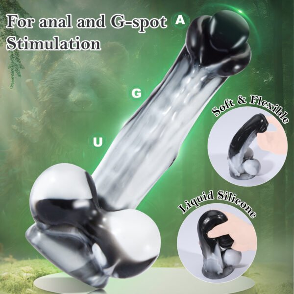 Special-shaped anal plug out of SM simulation penis couples sex toys back garden anal plug men and women big penis adult products